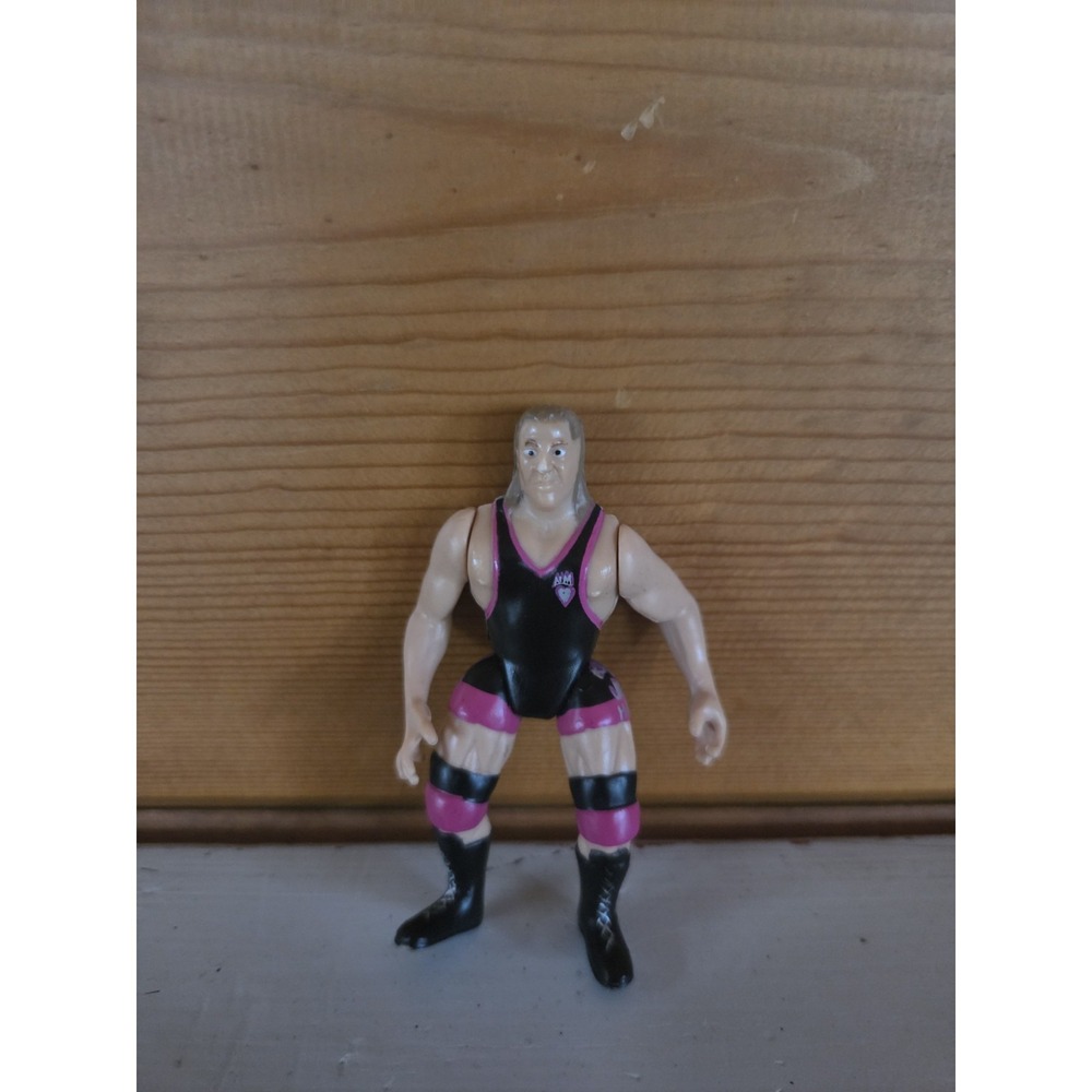 1998 WWF WWE Jakks Owen Hart Micro Aggression Mini Wrestling Figure 3 inch